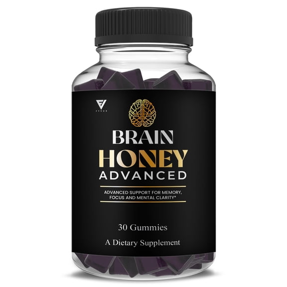 Brain Honey Advanced With Manuka Honey, Brain Honey Nootropic Gummy (30 Gummies)
