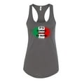 thumbnail image 2 of Wild Bobby, Italian Soccer Its Coming to Rome, Sports, Women Racerback Tank Top, Dark Grey, Large, 2 of 4