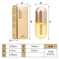 thumbnail image 2 of KISSIO Lip Plumper,Day Lip Plumper,Lip Enhancer,Plant Extracts Plumping Lip Serum, Lip Plumping Balm, Moisturizing Clear Lip Gloss for Fuller Lips & Hydrated Beauty Lips 5.5ml (04#Golden), 2 of 7