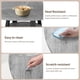 thumbnail image 4 of 47.2-pulgada round estilo rural kitchen dining mesa con almacenamiento estante, sturdy metal legs, space saving, asientos 4 - 6, gris, 4 of 7