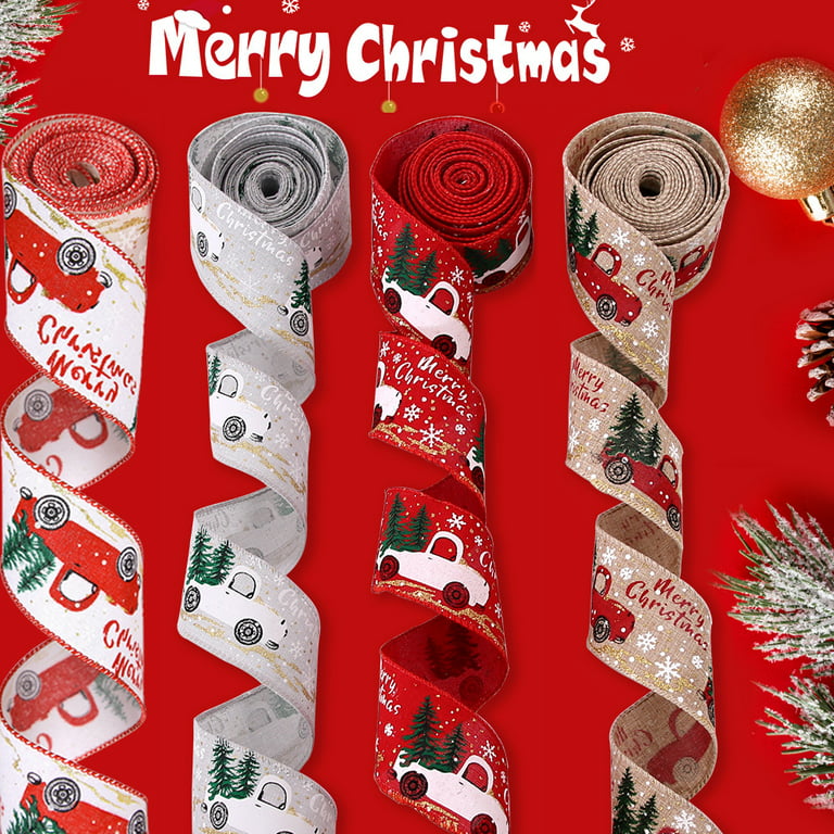 10M Of Red Raffia Ribbon, Paper Wrapping Ribbon, Christmas, Craft DIY