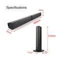 thumbnail image 7 of BS-36 Wireless Bluetooth Speakers TV Sound Bars Detachable Sound Bar Home Theater Dual Connection Methods For TV PC Smartphone ,Impactful Volume Boost, 7 of 7