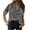 Gray, variant on AXXD Black Basic Tops for Women Sexy Casual Summer 2024 Ladies Turndown Collar Loose Tops Casual Button Shirts Long Sleeve Blouse