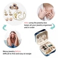 thumbnail image 4 of Whale Travel Portable Decorative Box - Square Jewelry Storage and Organizer Box for Rings, Earrings, Necklaces, and Bracelets - Suitable for Girls and Women - Necklace Organizer Box, 4 of 6