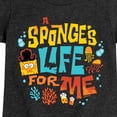 thumbnail image 3 of The Spongebob Movie: Search For Squarepants - Sponges Life For Me - Youth Girls Short Sleeve T-Shirt, 3 of 6