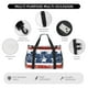 thumbnail image 4 of Disketp USA Colors Stripes1 Bolsa de Viaje Tipo Duffle, Bolso de Mano para Fin de Semana para Mujer, Bolsa de Gimnasio Ligera para Hombre, Esencial para Viajes, 4 of 7