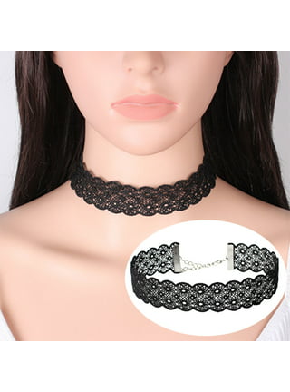 Olbye Elastic Choker Star Necklace Black Tattoo Choker Necklaces for Women  and Girls Plastic Minimal Necklace Jewelry