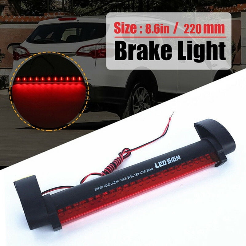 Car Red 24LED 12V High Mount Third 3RD CHMSL Brake Stop Tail Light Addon LaE PL