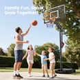 thumbnail image 4 of NEDYO Portable Basketball Hoop for Kids, 3.9-8.5 ft Height Adjustable Basketball Goal with HDPE Backboard and Weighted Base, Indoor & Outdoor Use, 4 of 7
