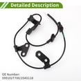 thumbnail image 5 of Unique Bargains ABS Wheel Speed Sensor Rear Left ABS Sensor Anti-lock Braking System Sensor No.599102T700/25A5118 for Kia Optima 2013-2015, 5 of 7