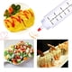 thumbnail image 5 of Baaxxango Paquete de 12 botellas de plástico de 8 oz/240 ml, botella de plástico con escala de polietileno, plástico duradero con tapa de punta roja y escala negra para salsas de ketchup, aderezos de, 5 of 5