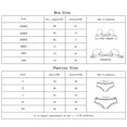 thumbnail image 6 of Varsbaby Women Push Up Bras Set Lace Lingerie Bra and Panties and Garter and Stocking 4 piece, 6 of 6