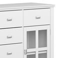 thumbnail image 5 of Simpli Home Artisan 54 inch Wide Solid Wood Transitional Sideboard Buffet in White, 5 of 13