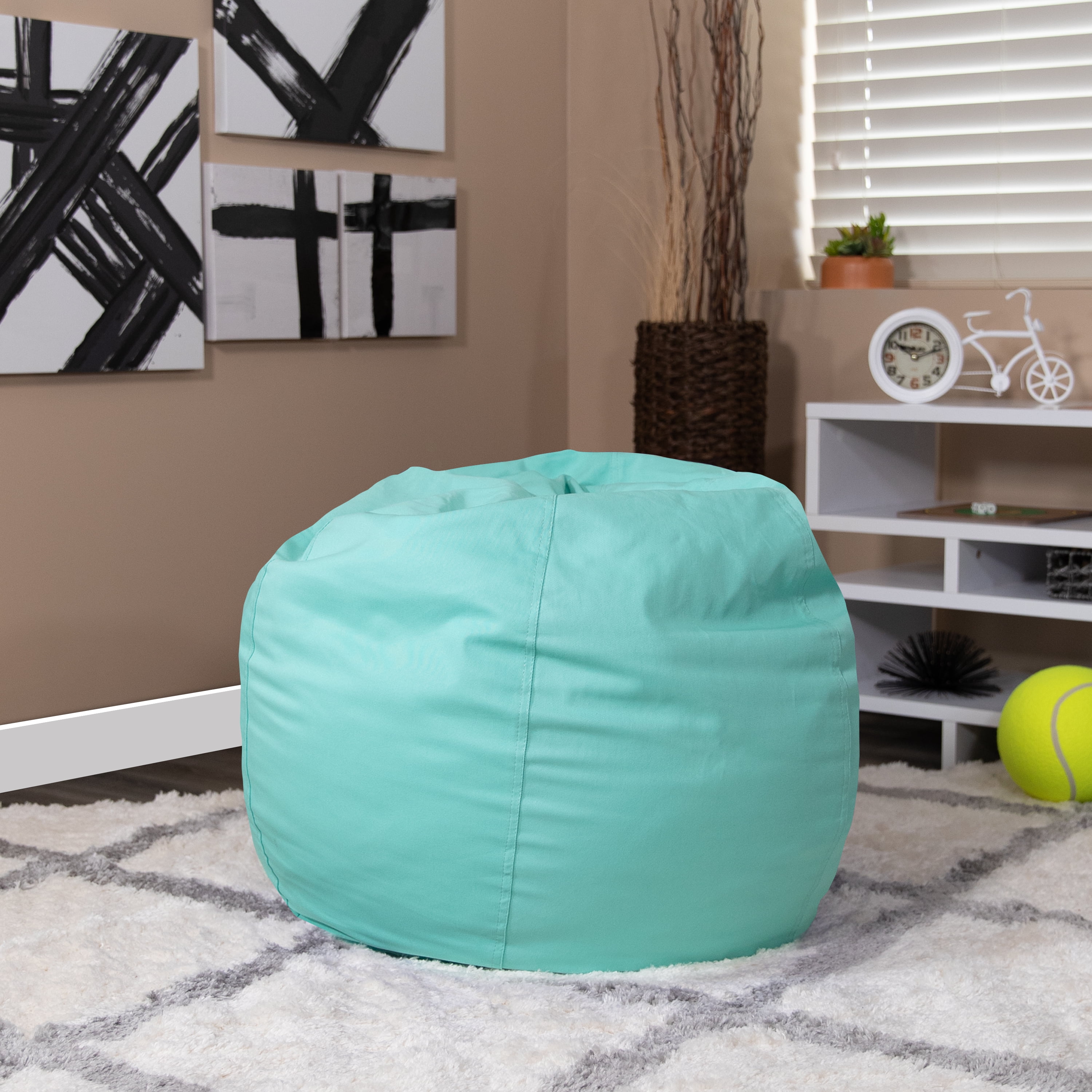 Flash Furniture Small Kids Bean Bag Chair, Multiple Colors Walmart