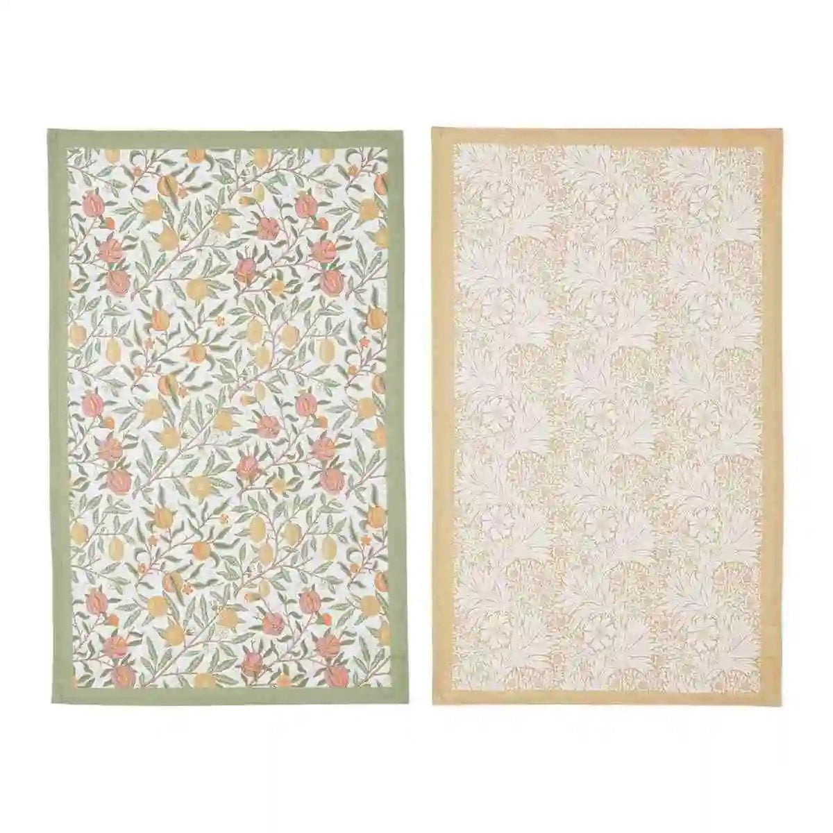 Morris & Co x Spode Fruits & Marigold Set of 2 Tea Towels Cotton 18" x 29"