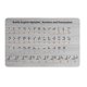 thumbnail image 3 of Tablero de alfabeto braille, tablero braille, regalos, letras en inglés, herramienta educativa ligera de aprendizaje con puntos en relieve para, 3 of 9