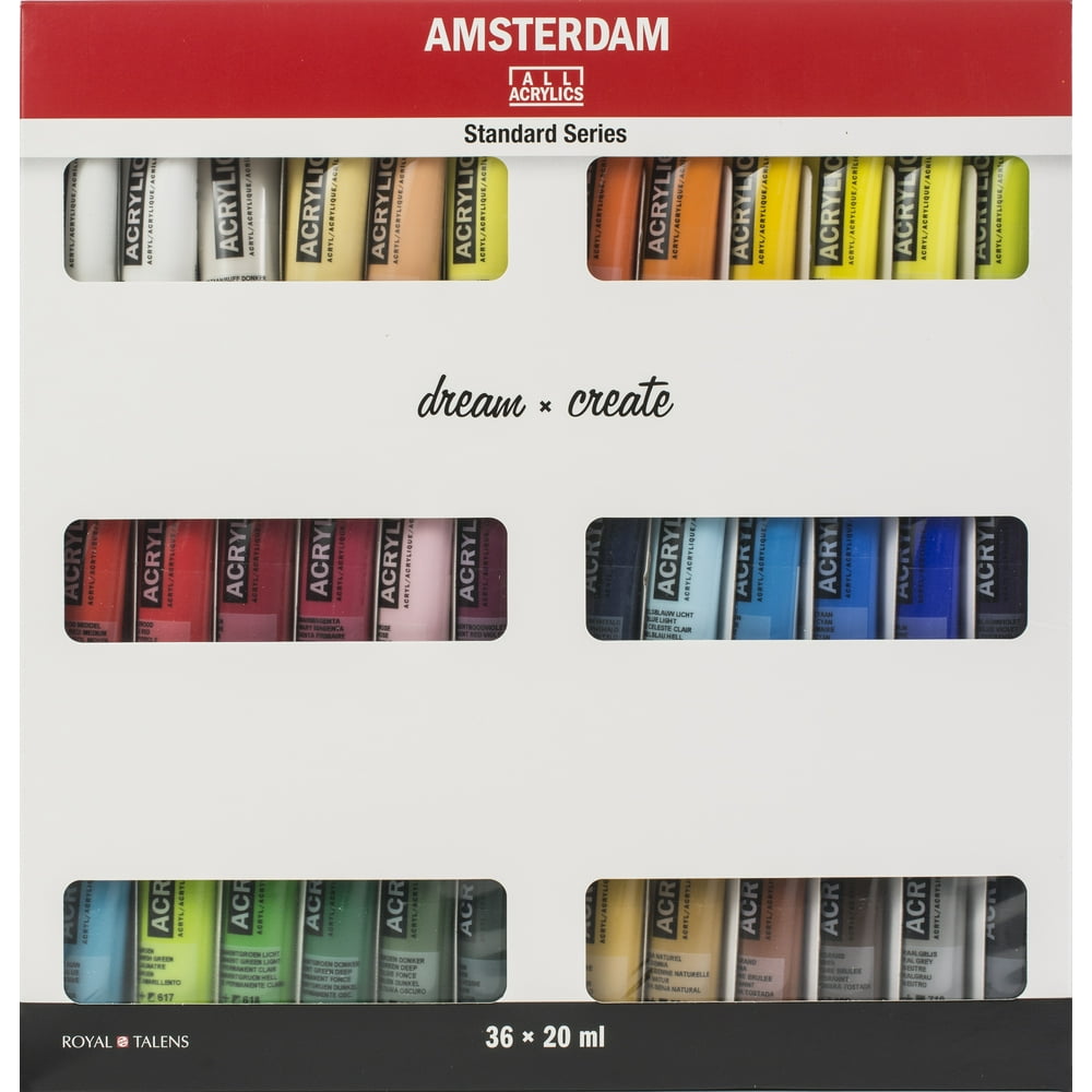 Amsterdam 20ml Standard Acrylic Paint Set 36/Pkg