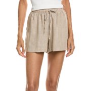 Max Studio womens Relaxed Fit Drawstring Short, XL, Brown