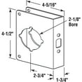 thumbnail image 2 of 1-3/4 in. x 4-1/2 in. Thick Solid Brass Lock and Door Reinforcer, 2-1/8 in. Single Bore, 2-3/4 in. Backset, 2 of 4