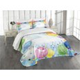 thumbnail image 3 of Ambesonne Party Quilted Bedspread Set 3 Pcs, Celebration Event, King Size, Multicolor, 3 of 5