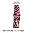 thumbnail image 4 of EeaseCA 1 Pc Zebra Printed Wide Shoulder Strap Colorful Adjustable Crossbody Strap, 4 of 7