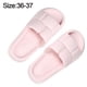 thumbnail image 2 of Zapatillas de nube para mujeres y hombres: zapatillas de almohada antideslizantes, ducha, toboganes de almohada para interiores y exteriores (rosa), 2 of 5