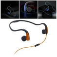 thumbnail image 5 of facefd Casque à Conduction Osseuse Filaire Contrôle Vocal pour Course Sport Extérieur Orange, 5 of 5