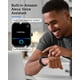 Smart Watch for Men Women Alexa Built-in, IP68 Waterproof Swimming,Black - image 2 of 13