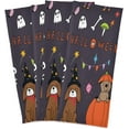thumbnail image 2 of SKYSONIC Halloween Night with Cute Animals Kitchen Dish Towel Set,Drying Kitchen Towels Tea Towels Gift Set for Drying Cleaning Cooking Baking 6Pcs, 2 of 7