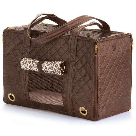 Sherpa Park Tote Pet Carrier, Small Brown