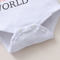 thumbnail image 7 of LAPAKIDS Baby Girl Clothes 0-3 Months Infant Baby Girls Outfits Letter Print Romper Tops Floral Pants Headband Hat 4Pcs Set, 7 of 7