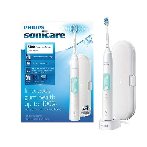 Philips Sonicare 5100 Gum Health, Rechargeable electric toothbrush with pressure sensor, White