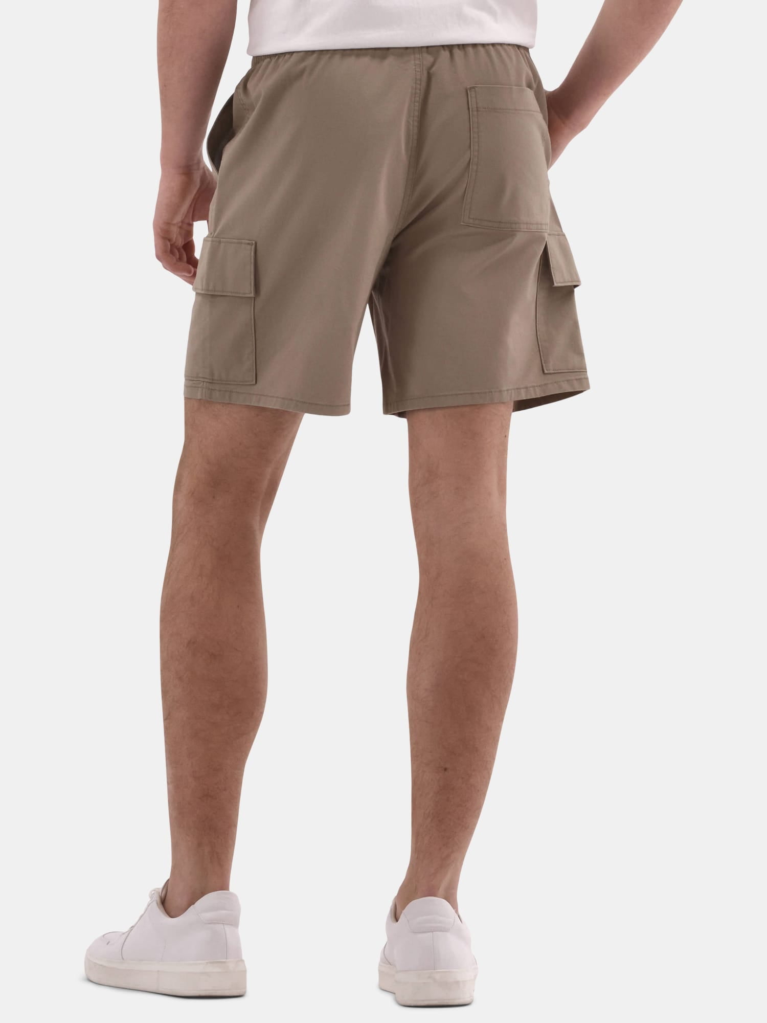No Boundaries Men's & Big Men's Twill Cargo Shorts, 7" Inseam, Sizes XS-5XL