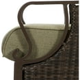 thumbnail image 6 of Hanover Ventura Wicker and Steel Outdoor Lounge Chair, Vintage Meadow, 6 of 17