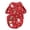 Red, variant on Christmas Dog Pajamas Winter Pet Dog Clothes Dog Xmas Apparel Coat Costume For Small Medium Large Dogs Cats Chihuahua