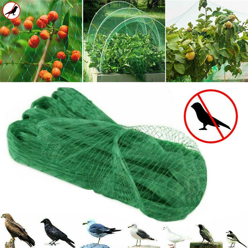 6.5Ftx26.2Ft Green Anti Bird Netting Garden PE Netting Protect Plants