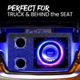 thumbnail image 6 of Pyle Single Series Vented Subwoofer - 8'' 4 Layer Dual Voice Coil - Rear Vented Design with Built-in Illuminating LED Lights, 400 Watts Max Power, 6 of 7