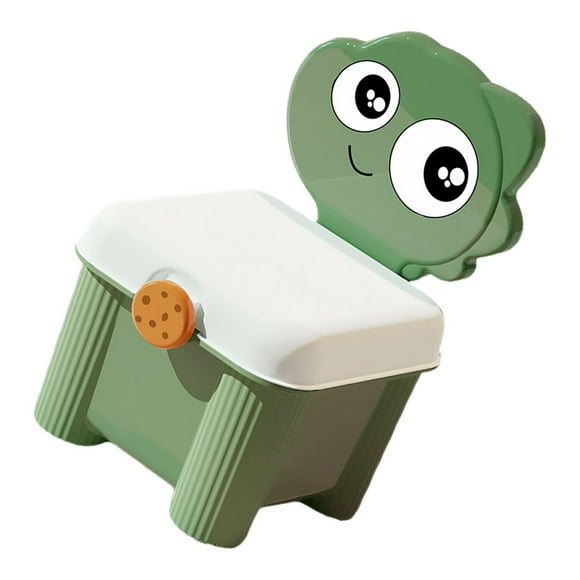 Minkissy Cube Storage Box Plastic Organizer Box Green 1Set for Home Organization