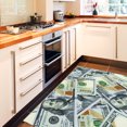 thumbnail image 4 of Ottomanson 100 Dollar Bill Non-Slip Rubberback 3x5 Money Rug, 3'3" x 5', Multicolor, 4 of 8