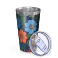 thumbnail image 2 of 16oz Tumblers Pioneer Flower Stainless Steel Vacuum Insulated Double Wall Travel Tumbler Cups Mug with Lid and Straw,Cleaning Brush for Coffee,Tea, 2 of 4