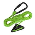 thumbnail image 3 of SunniMix Reflective Tent guyline 5mm Tent Rope for Hiking Outdoor Packaging Tent Tarp Green, 3 of 8