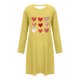 thumbnail image 2 of TaTaai Fashion Women's Valentine's Day Printed Nightgown, Short-Sleeve Round Neck Loose Dress, Airy Fabric for Summer Spring Daily Casual Occasions Gift, 2 of 6