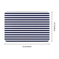thumbnail image 3 of Daiia Navy Blue And White Stripes Front Door Mat, Heavy Duty Durable Welcome Mat for Outdoor Indoor, Dirt Trapper Waterproof Super Absorbent Door Mat, 16" x 24", 3 of 9