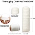 thumbnail image 2 of Cepillo de dientes para perros, cepillo de dientes para gatos, cepillos de dientes para perros y gatos, paquete de 50, kit de cepillado de dientes para perros, limpieza de dientes, adecuado para masc, 2 of 4