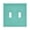 Calamine Blue, variant on Dailycode Light Switch Plate Covers 2 Gang Wall Plate Plastics Outlet Covers for Kitchen Home Office Decor Calamine Blue