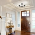 thumbnail image 2 of Globe Electric Vane 4-Light Matte Black Indoor Flush Mount Ceiling Light, 2 of 5
