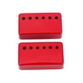 thumbnail image 4 of FUTUREORYY Style Métal Humbucker Couverture 2ensemble Rouge pour Guitaristes Électriques 4.7X1.5X0.7In, 4 of 8