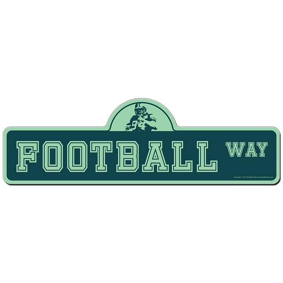 SignMission P-720 Football Football Street Sign