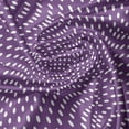thumbnail image 5 of Ambesonne Eggplant Valance Pack of 2, White Polka Dots Retro, 54"X12", Purple White, 5 of 5