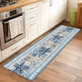 thumbnail image 2 of Blue Starfish Coastal 2'x6' Runner Rugs for Hallway Kitchen Bedside Non Slip, Beach Coral Nautical Botanical Vintage Entryway Rug Runners with Rubber Backing, Long Carpet Runner for Laundry Room, 2 of 8